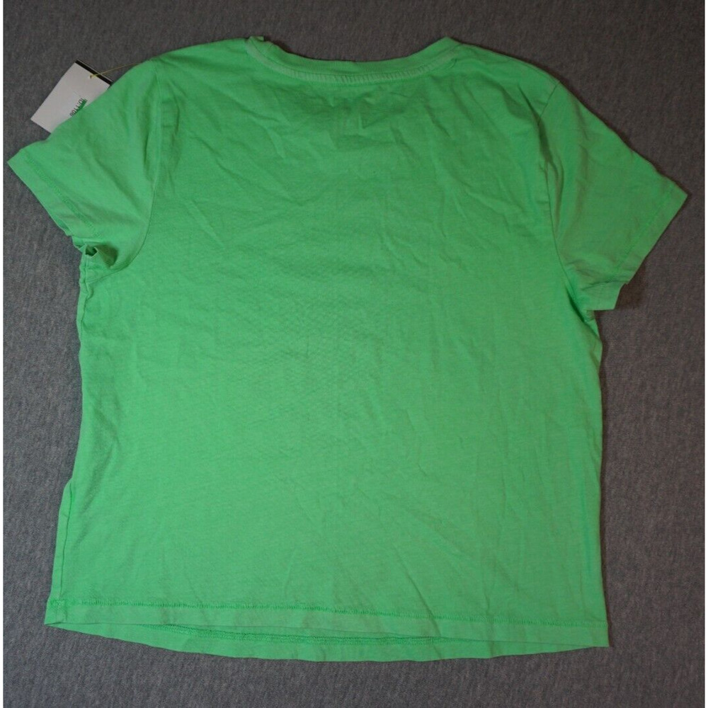 Universal Thread Juniors t-shirt flourescent green short sleeve Sz M